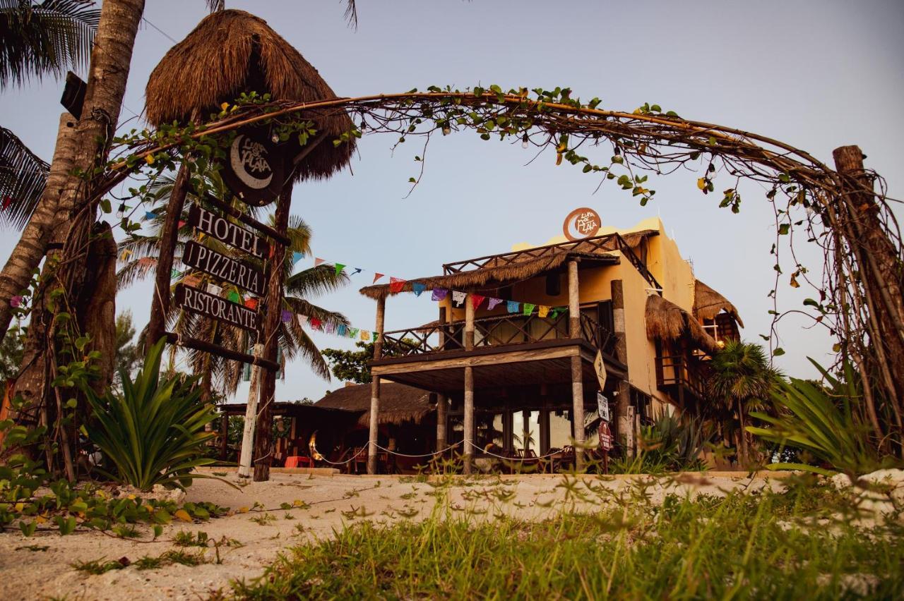 Hotel Luna De Plata Mahahual Ngoại thất bức ảnh